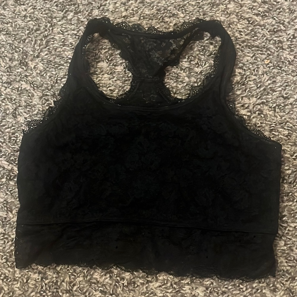 Girls Abercrombie lingerie crop top size 11/12 fits up to a woman’s small